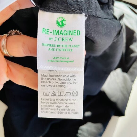 NWT J. Crew Pan Trouser High Rise Straight Leg Surplus Pocket Patch Utility Wide - Picture 11 of 14